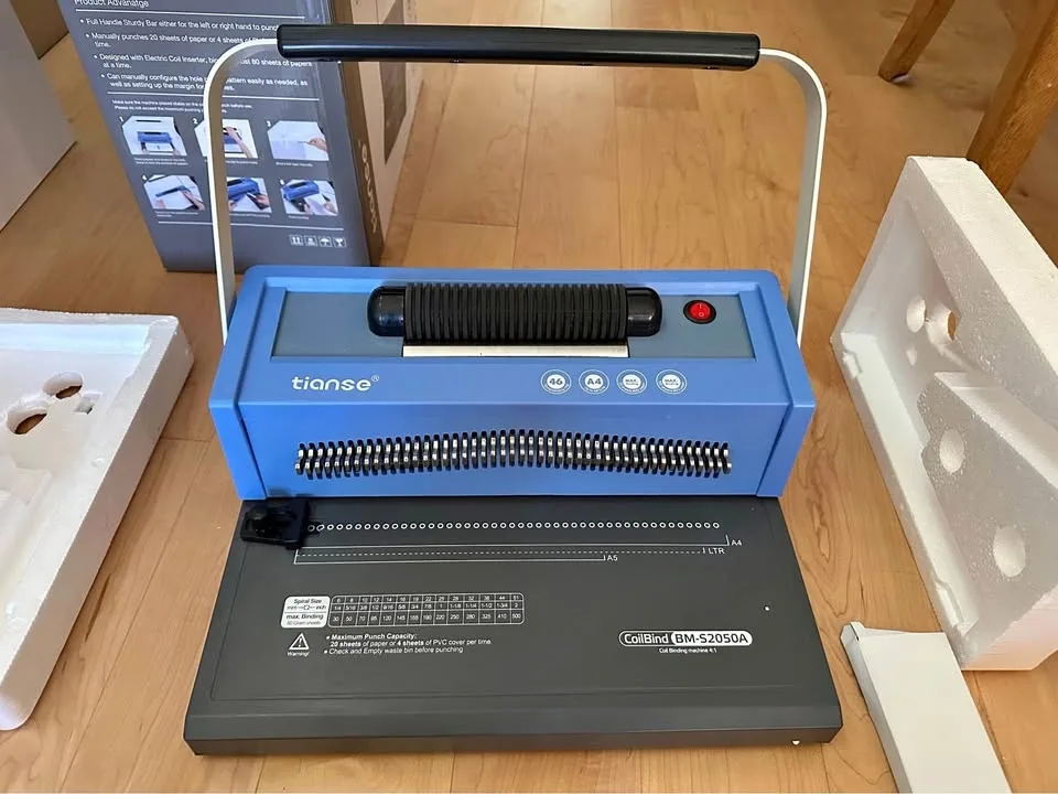 Coil binding machine - barely used