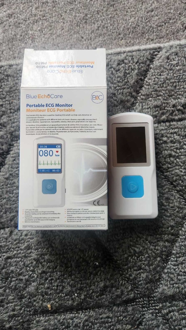 Blue EchoCare Portable ECG Monitor