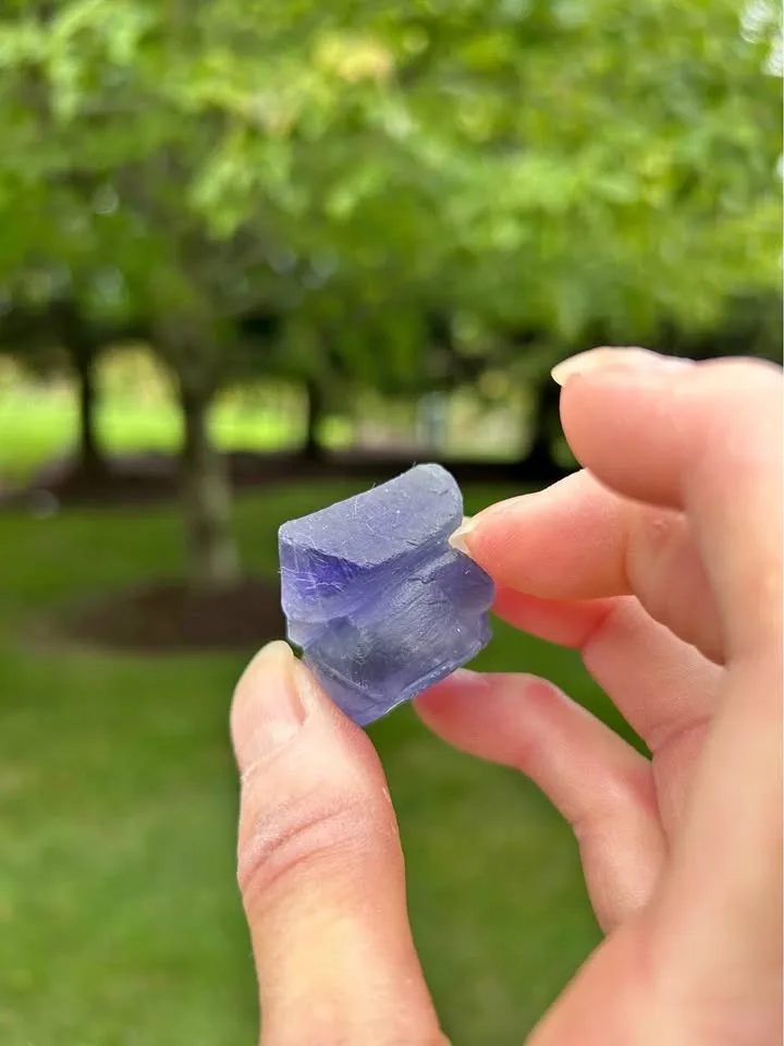 Gorgeous Purple Fluorite Elephant Crystal carving Brand New