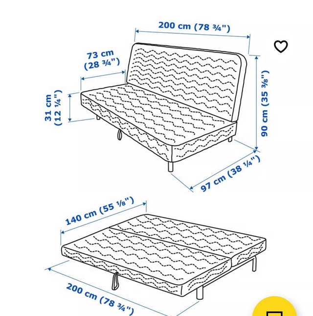 Futon- Ikea (Price negotiable) - photo 2