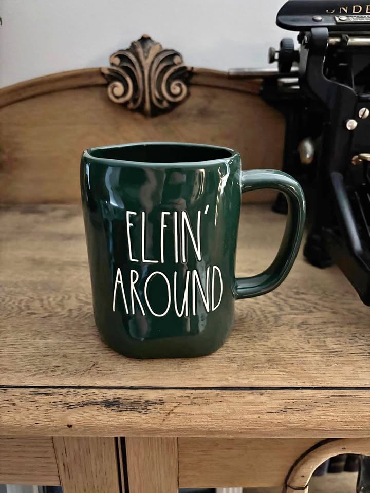 Rae Dunn Christmas Elfin’ Around Mug
