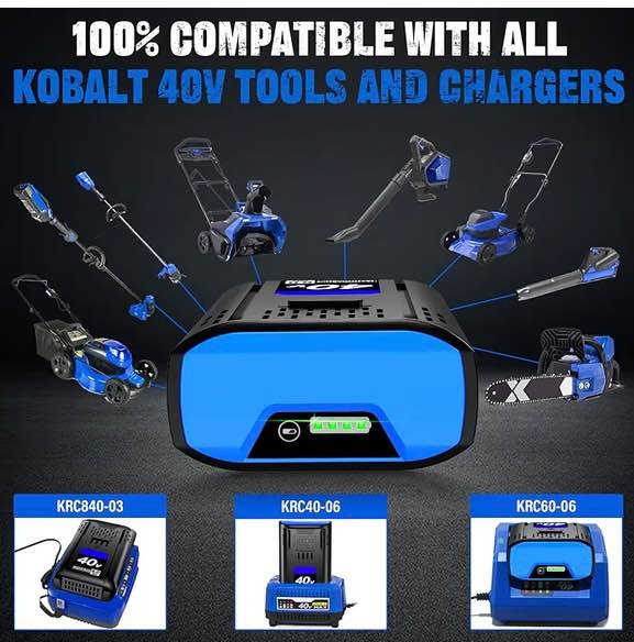 40V 6.0Ah Kobalt Battery Replacement - photo 2