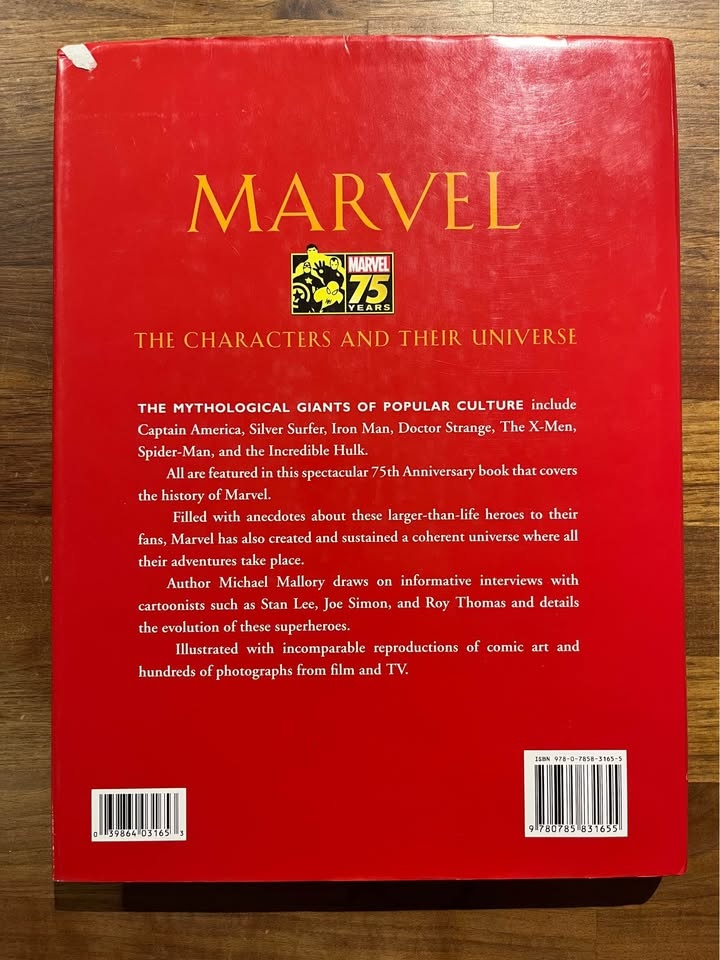 Marvel: The Characters and Their Universe (Hardcover) - photo 2