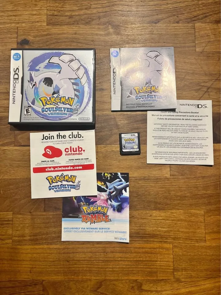 Pokemon SoulSilver Minty (Authentic, Tested, CIB) - Nintendo DS