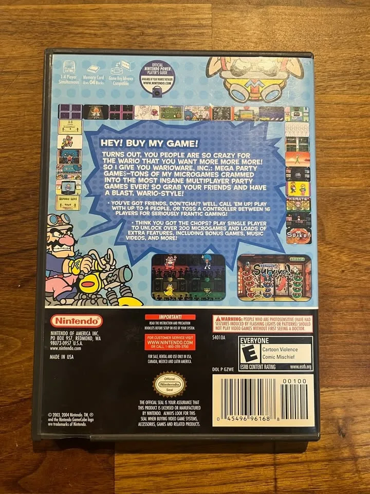 Wario Ware Inc. Mega Party Games (Gamecube - CIB) image indicator(2)
