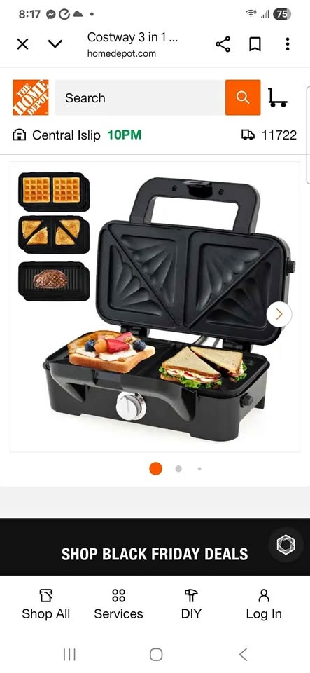 3 in 1 SANDWICH MAKER,WALFFLE WITH DIFFERENT REMOVABLE PLATES