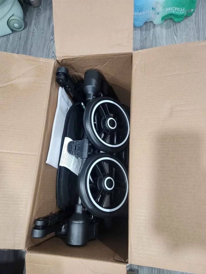 ONE-HAND FOLDING PORTABLE LIGHTWEIGHT BABY STROLLER image indicator(3)