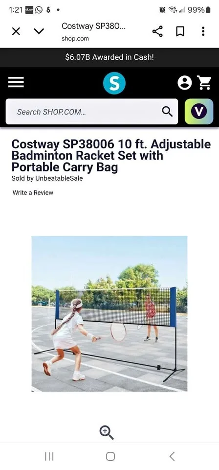 10 ft Adjustable set With Portable Carry Bag