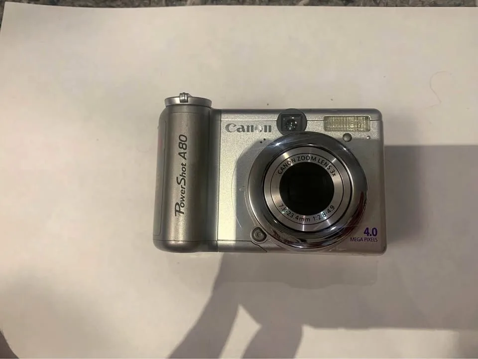 Canon PowerShot A80 camera