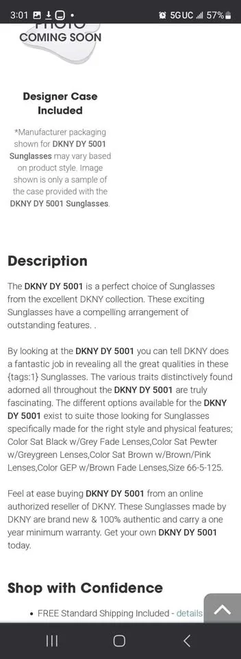 DKNY Sunglasses image indicator(8)