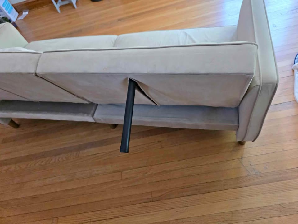 Beige sofa