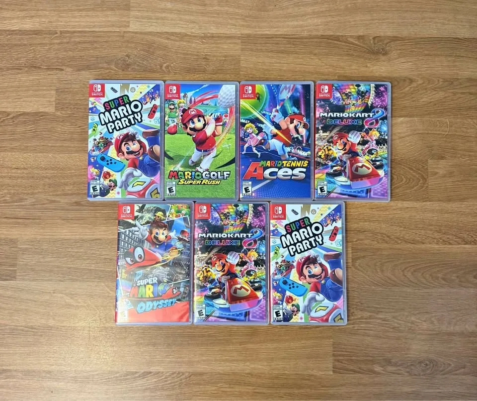 Mario Nintendo Switch Games - $60 Each FIRM