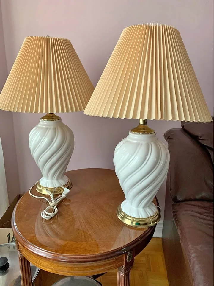 Ceramic Table Lamps set of 2