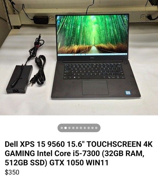 Dell XPS 9560 Gaming Laptop