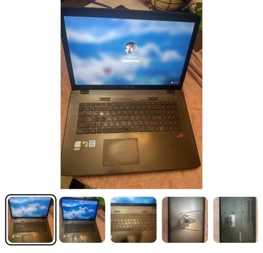 ASUS ROG Gaming Laptop i7, 16GB RAM, GTX 960M