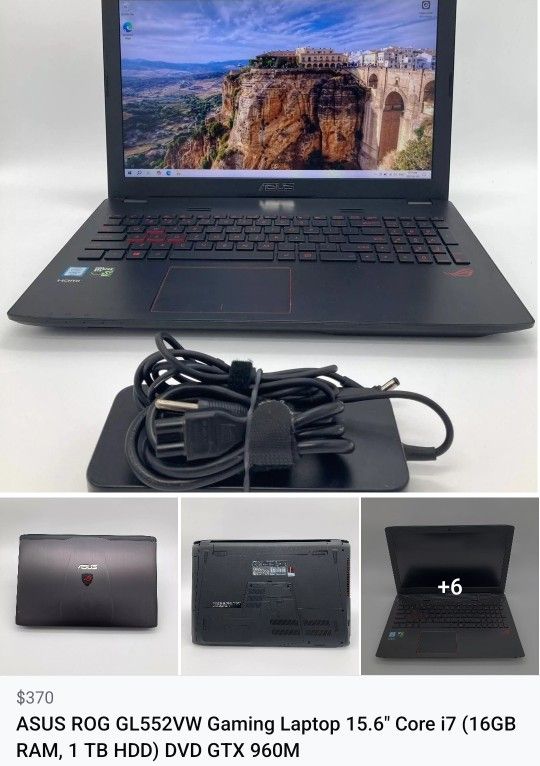 ASUS ROG GL552VW Gaming Laptop