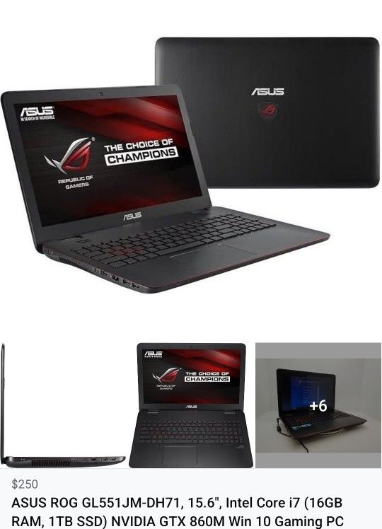 ASUS ROG GL551JM i7 Gaming Laptop