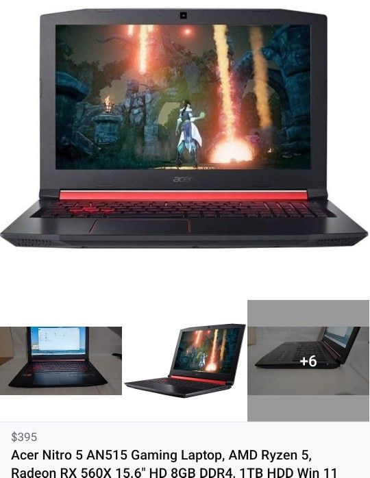 Acer Nitro 5 AN515 Gaming Laptop