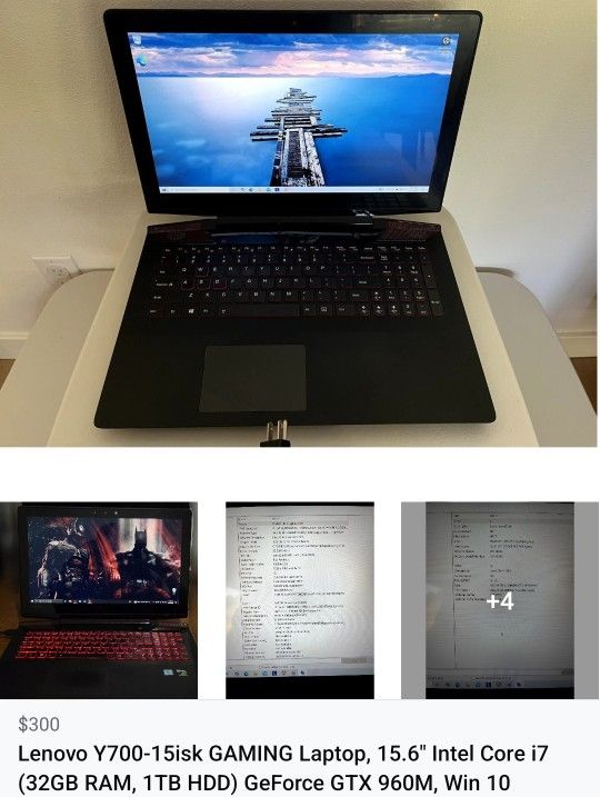 Lenovo Y700-15isk GAMING Laptop