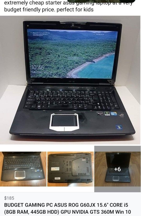 ASUS ROG G60JX Gaming Laptop - Core i5, GTX 360M