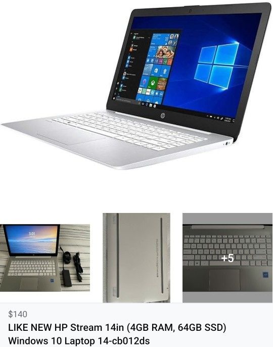 LIKE NEW HP Stream 14in Laptop