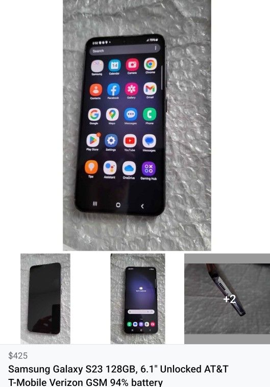 Samsung Galaxy S23 - 128GB Unlocked 94% batt!