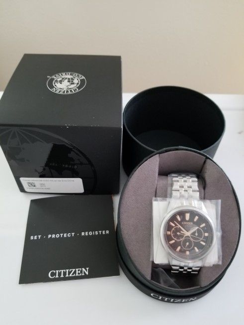 Citizen Eco-Drive Corso Two Tone Steel 44mm Solar Men's Watch