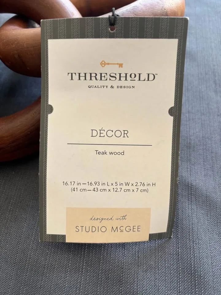 New-Teak Wood Link Decor image indicator(2)