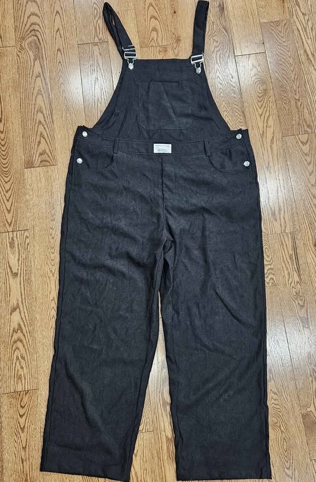 Black Corduroy Overalls 2XL - photo 2
