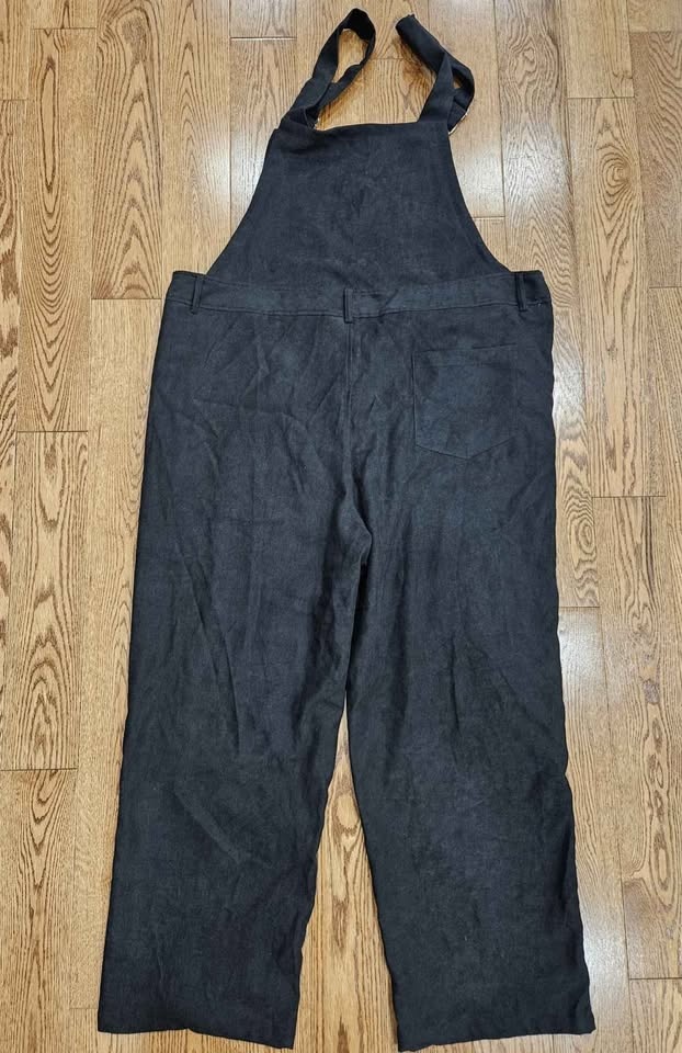 Black Corduroy Overalls 2XL - photo 3