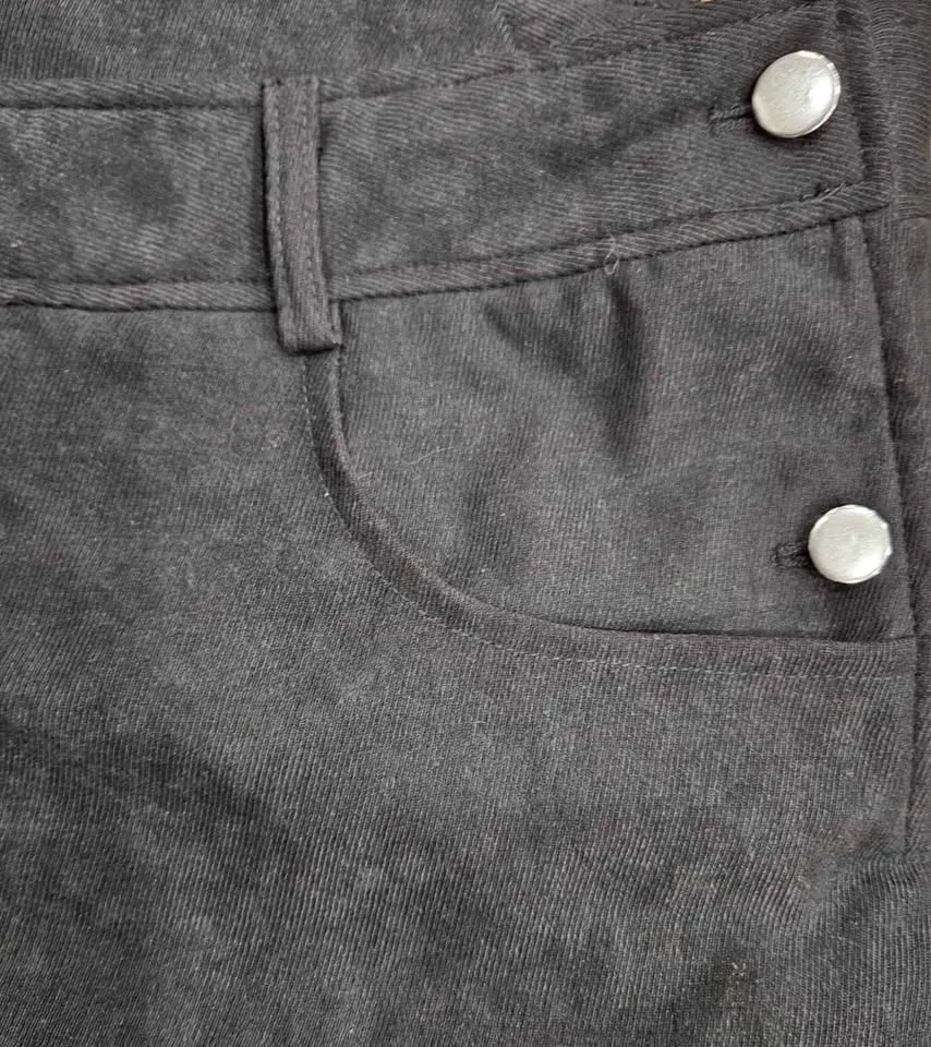 Black Corduroy Overalls 2XL image indicator(5)