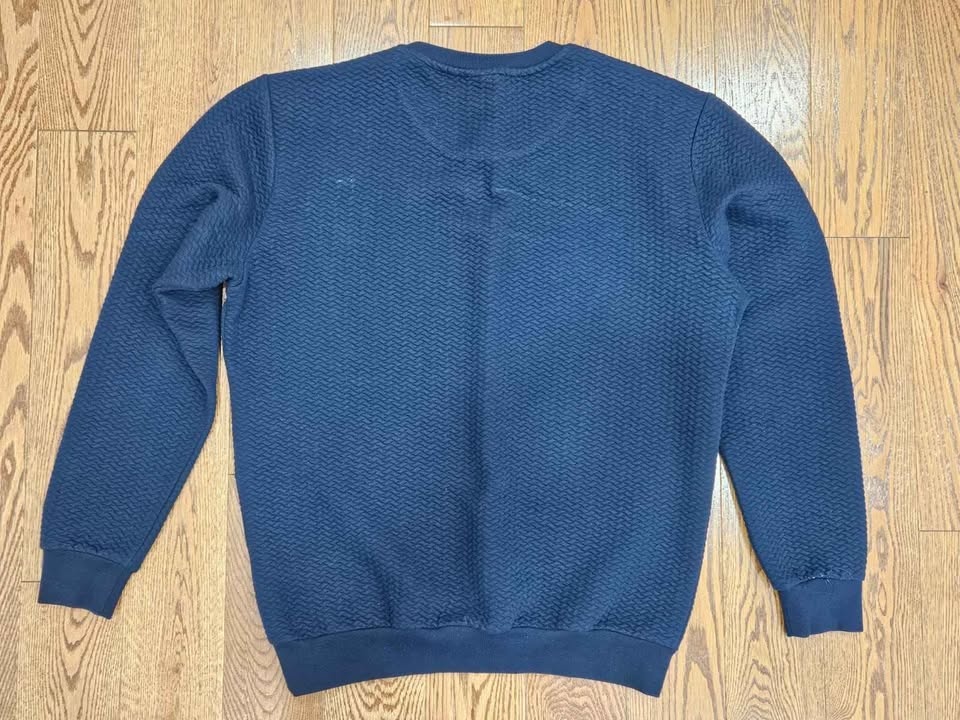 Zara Blue Crewneck Sweater Men's L - photo 2