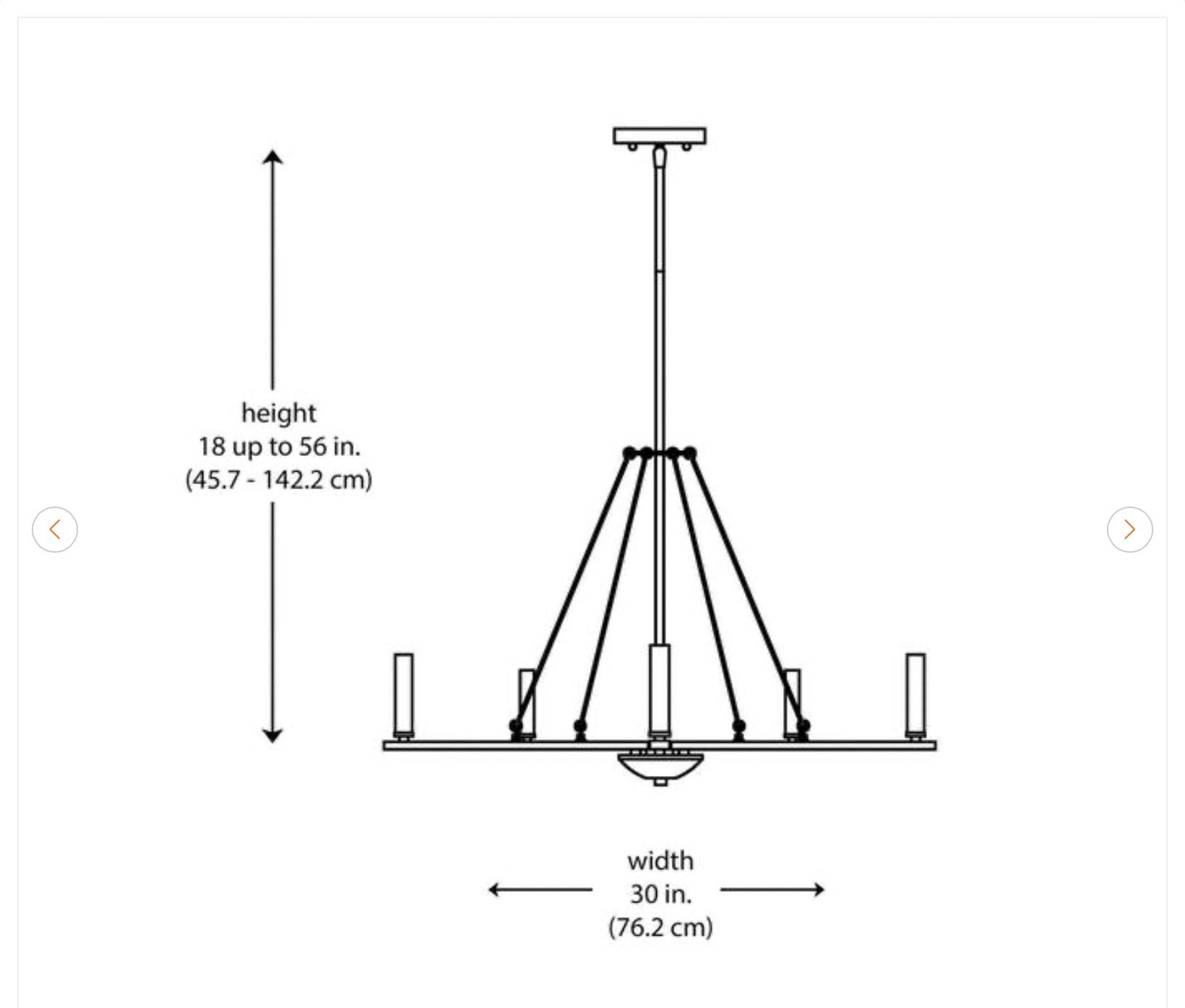 Monteaux Lighting Chandelier - New - photo 4