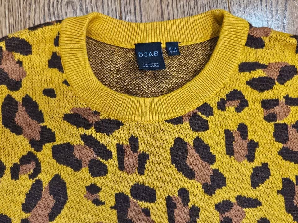 DJAB Leopard Print Sweater Men's M - photo 2
