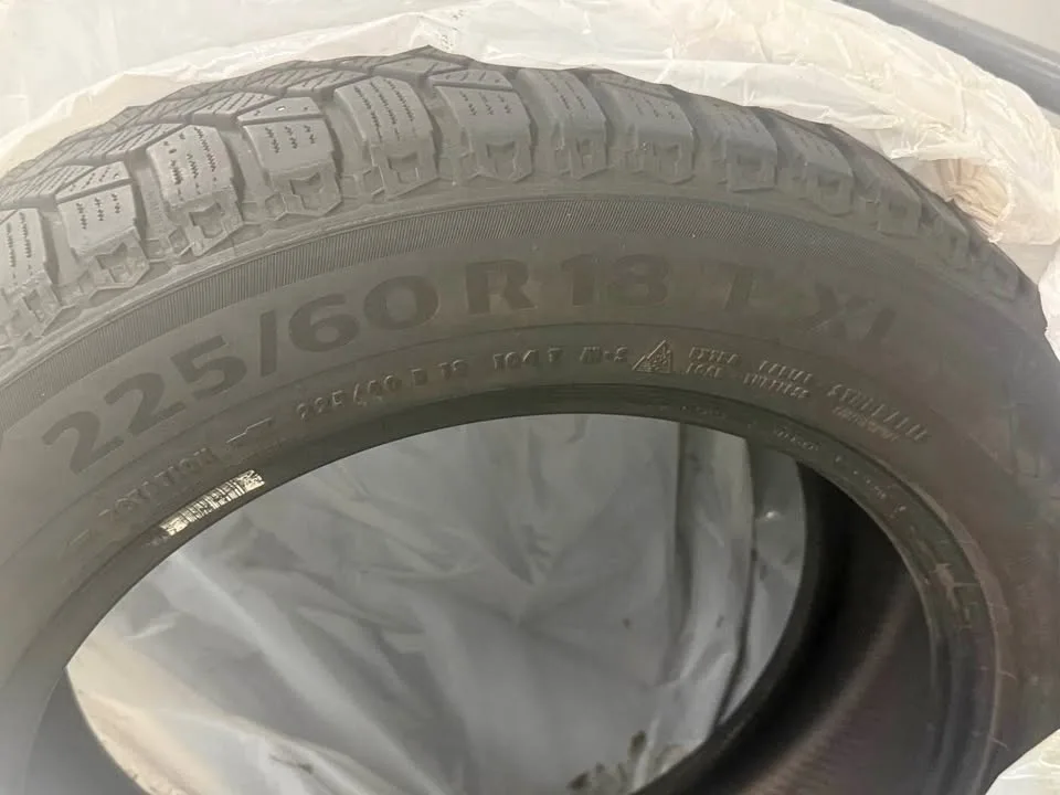 SET OF 4 WINTER TIRES CONTINENTAL