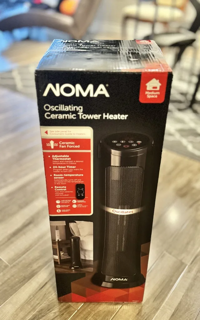 Noma Oscillating Tower Heater -1500W