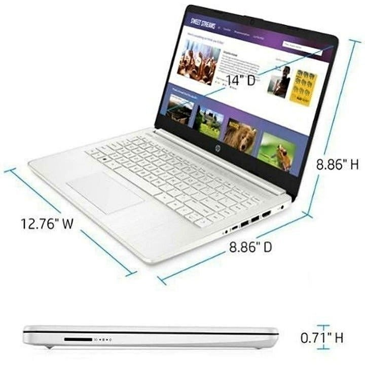 2022 HP 14" HD Notebook, N4020, 4GB, 64GB, Windows 10