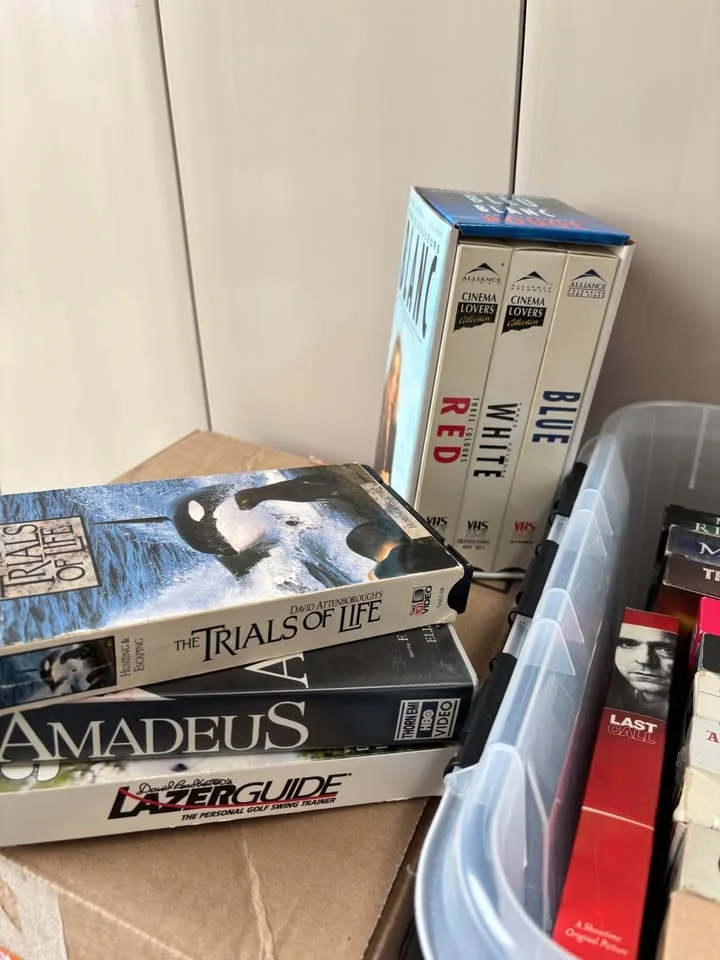 Vintage VHS Movie Lot / Collection image indicator(2)