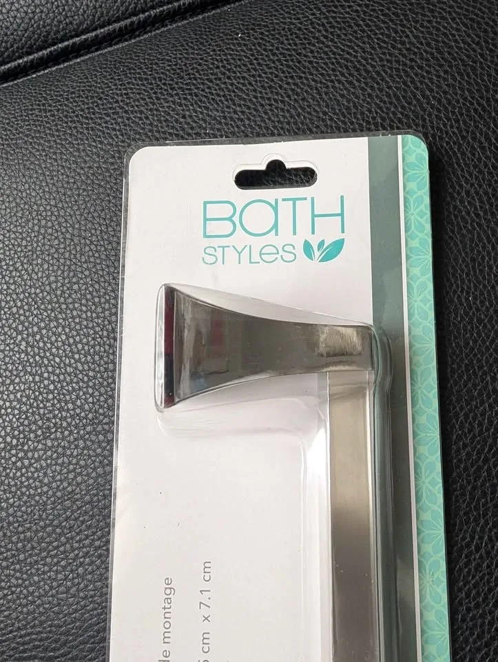 Towel Bar ..chrome look Brand New image indicator(2)