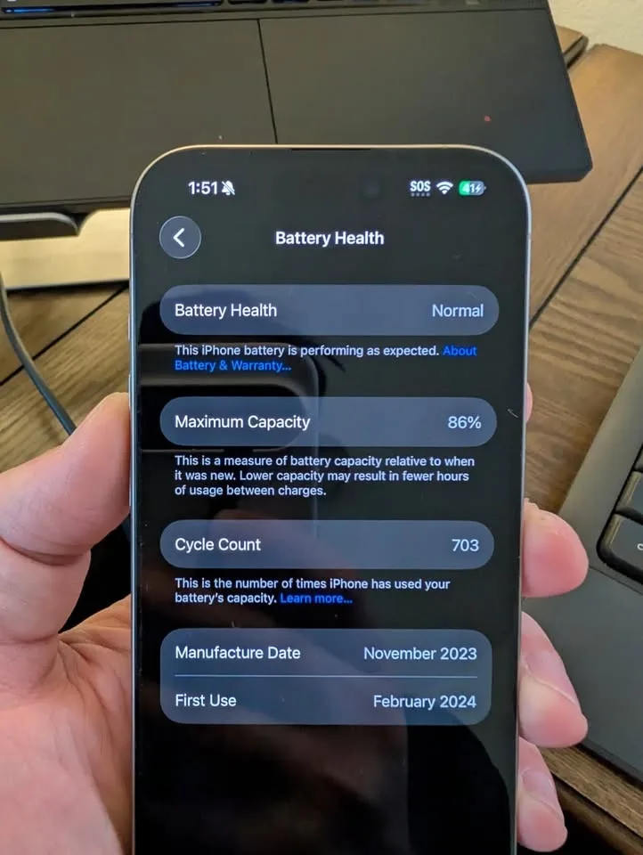 Apple iPhone 15 Pro 128GB image indicator(4)