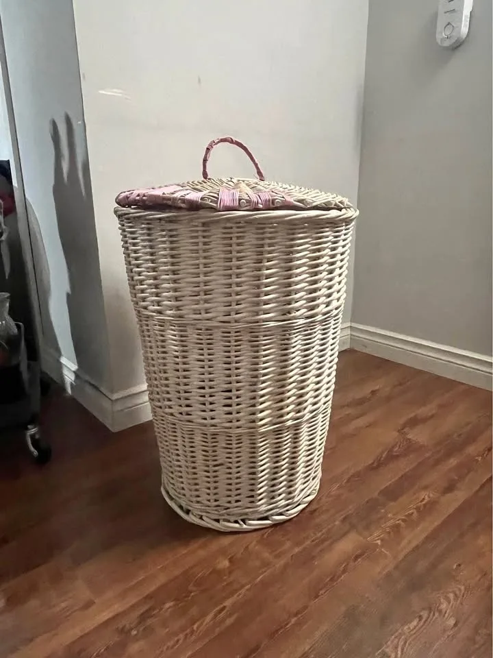 Dirty clothes canister bin