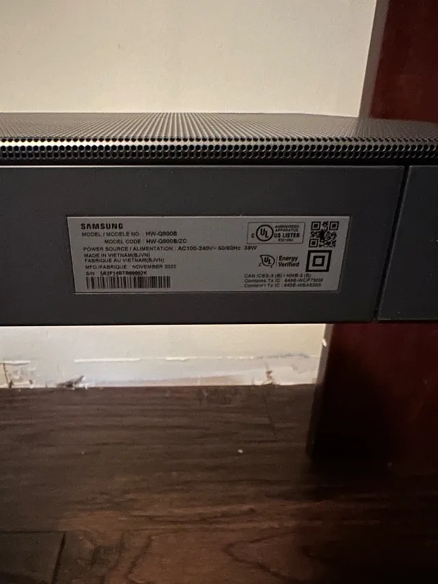 Samsung Soundbar and Subwoofer image indicator(6)