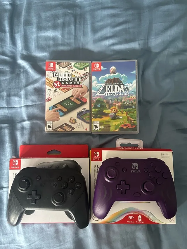 Nintendo Switch Games and Controller