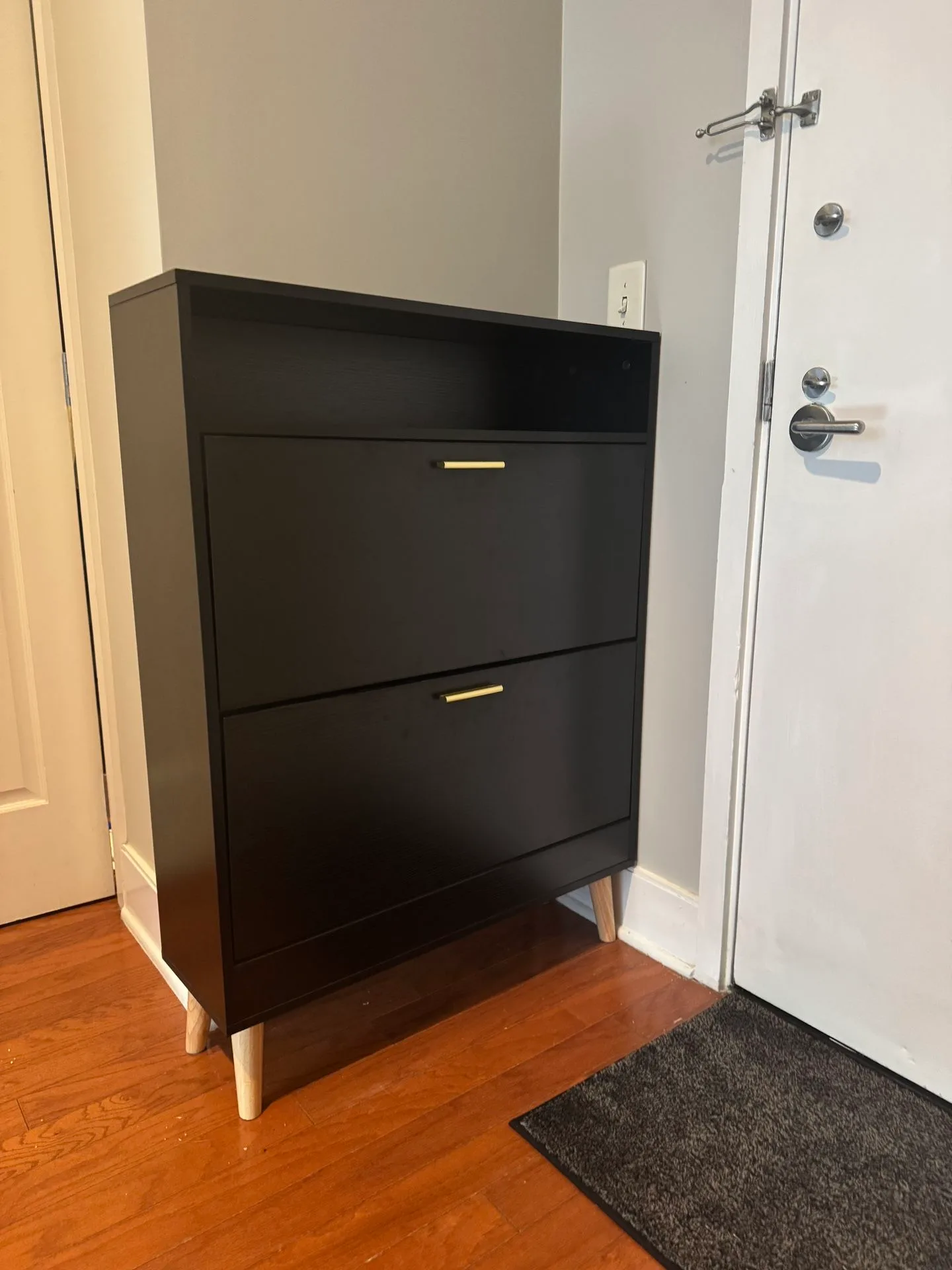 Black Shoe Cabinet For Sale