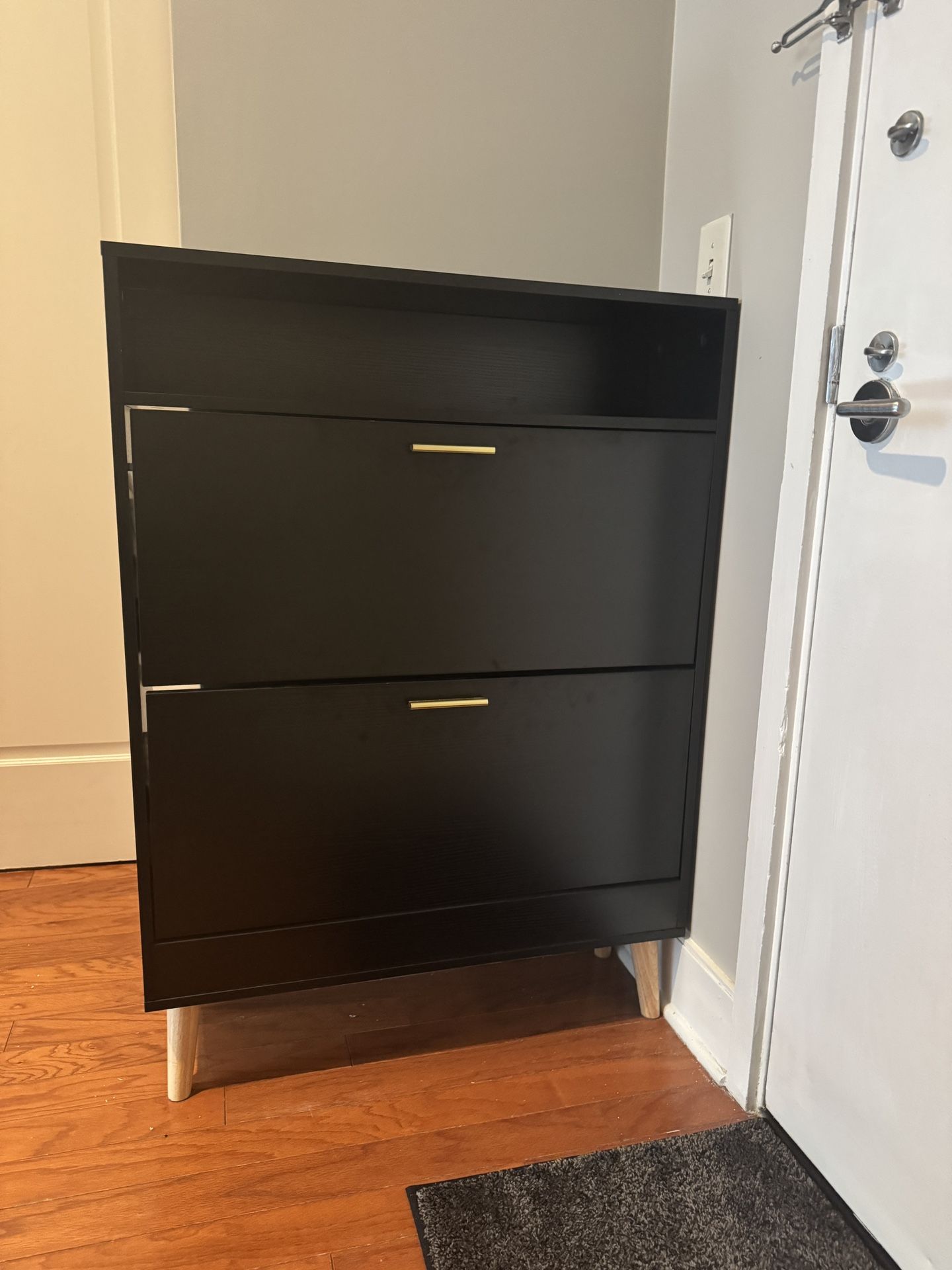 Black Shoe Cabinet For Sale - photo 2
