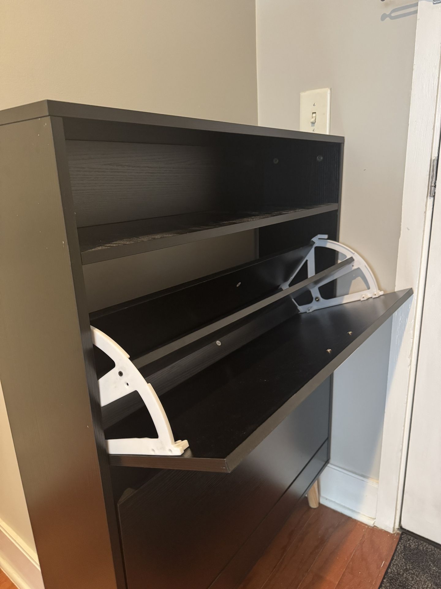Black Shoe Cabinet For Sale - photo 3