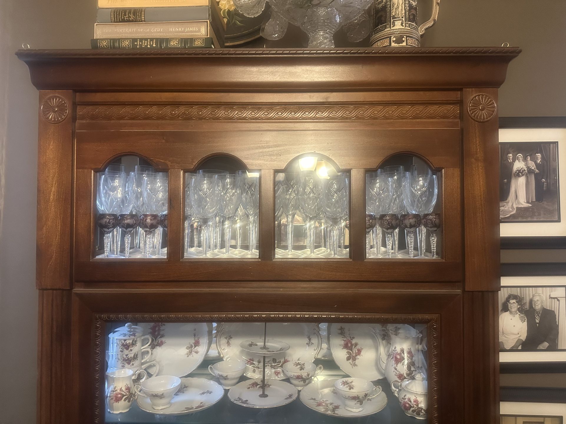 Large Curio China Cabinet - photo 2