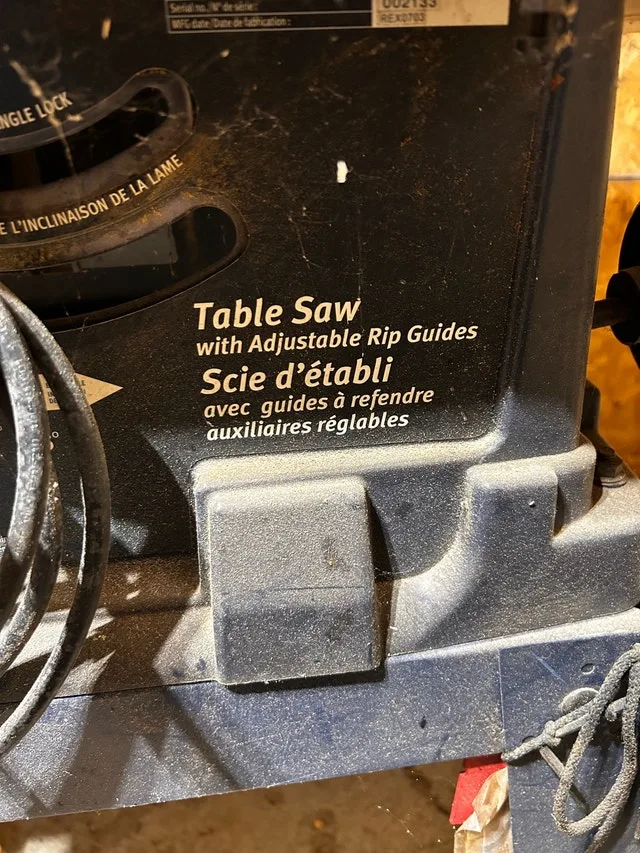 Mastercraft Table Saw image indicator(2)