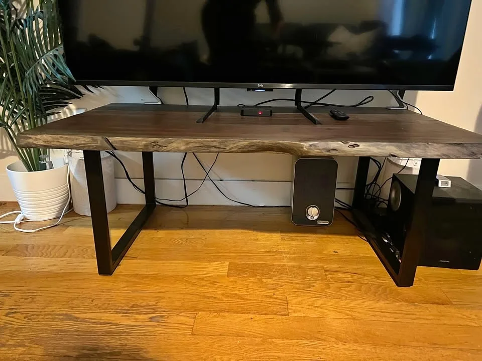 Brown Wooden Coffee Table