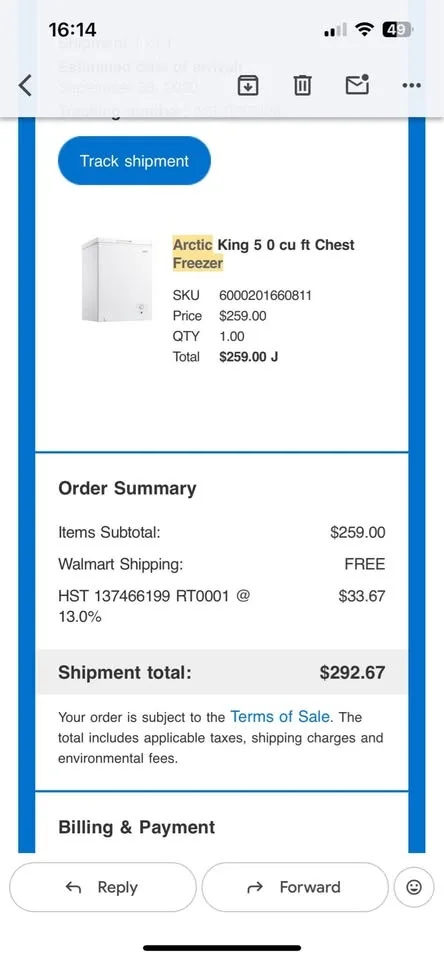 Arctic king freezer 5.0 cu ft image indicator(6)